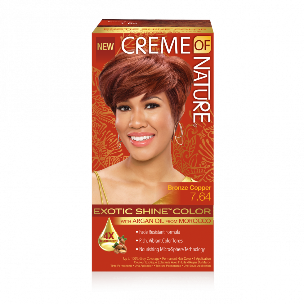 Creme of Nature Gel Hair Color 7.64 Bronze Copper
