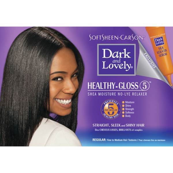 Dark & Lovely Relaxer No-Lye Health Gloss Regular