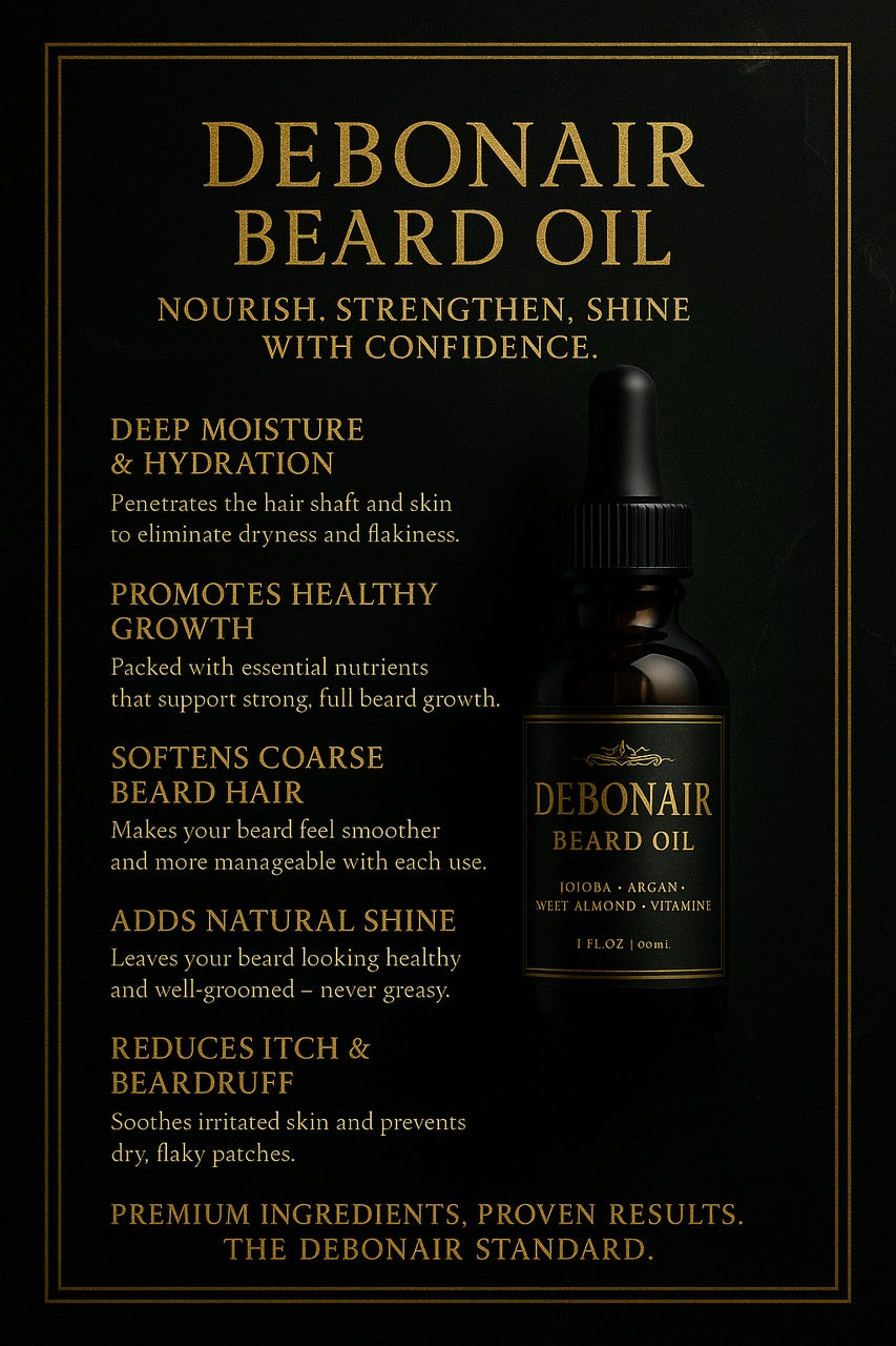 Debonair Beard Oil - Distinguished Gent Fragrance 1 oz