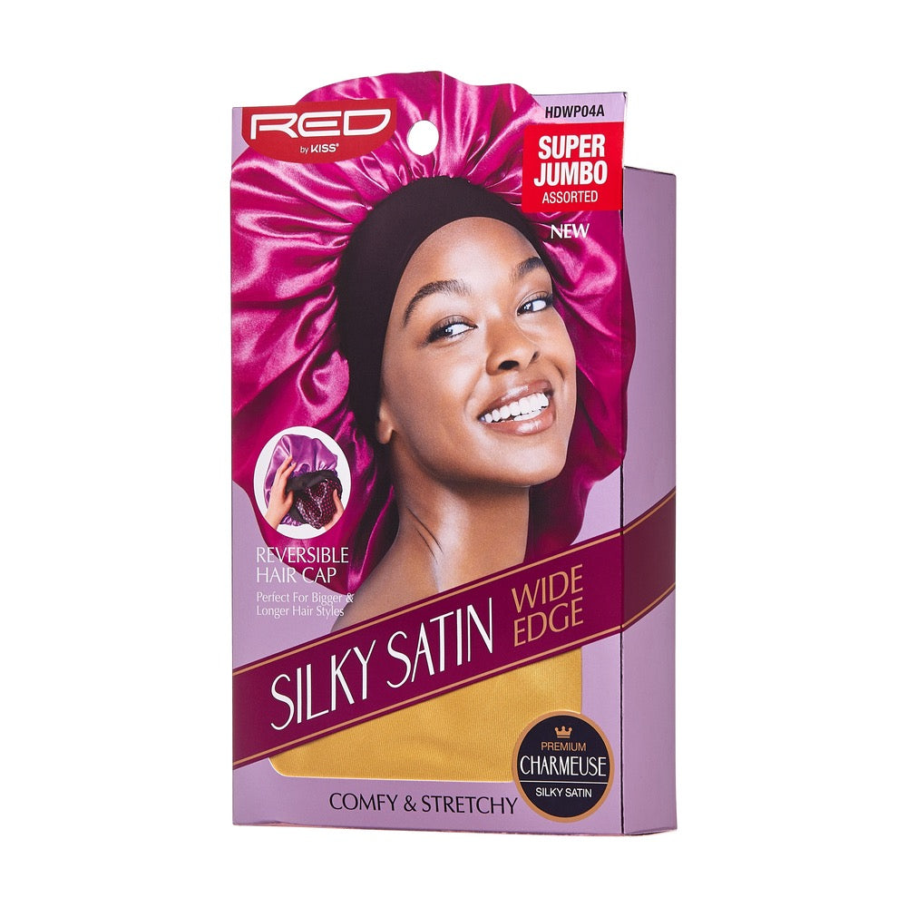 RED Silky Satin Double Wear Super Jumbo Cap Assorted