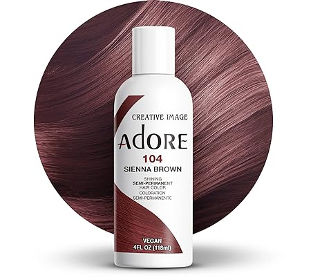 Adore Hair Color 104 Sienna Brown