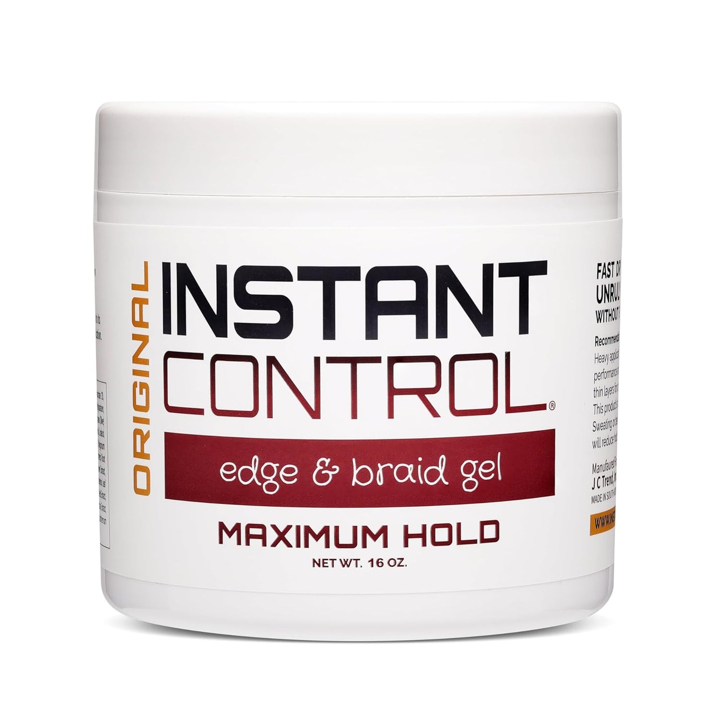 Instant Control Edge and Braid Gel 16 oz - Original