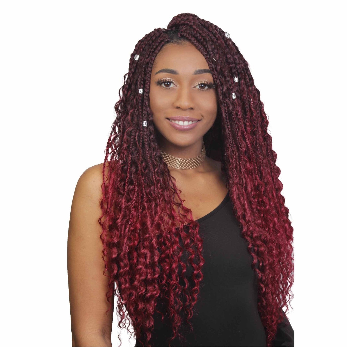 EVE 3X BOHEMIAN BOX BRAID GODDESS LOC 22"