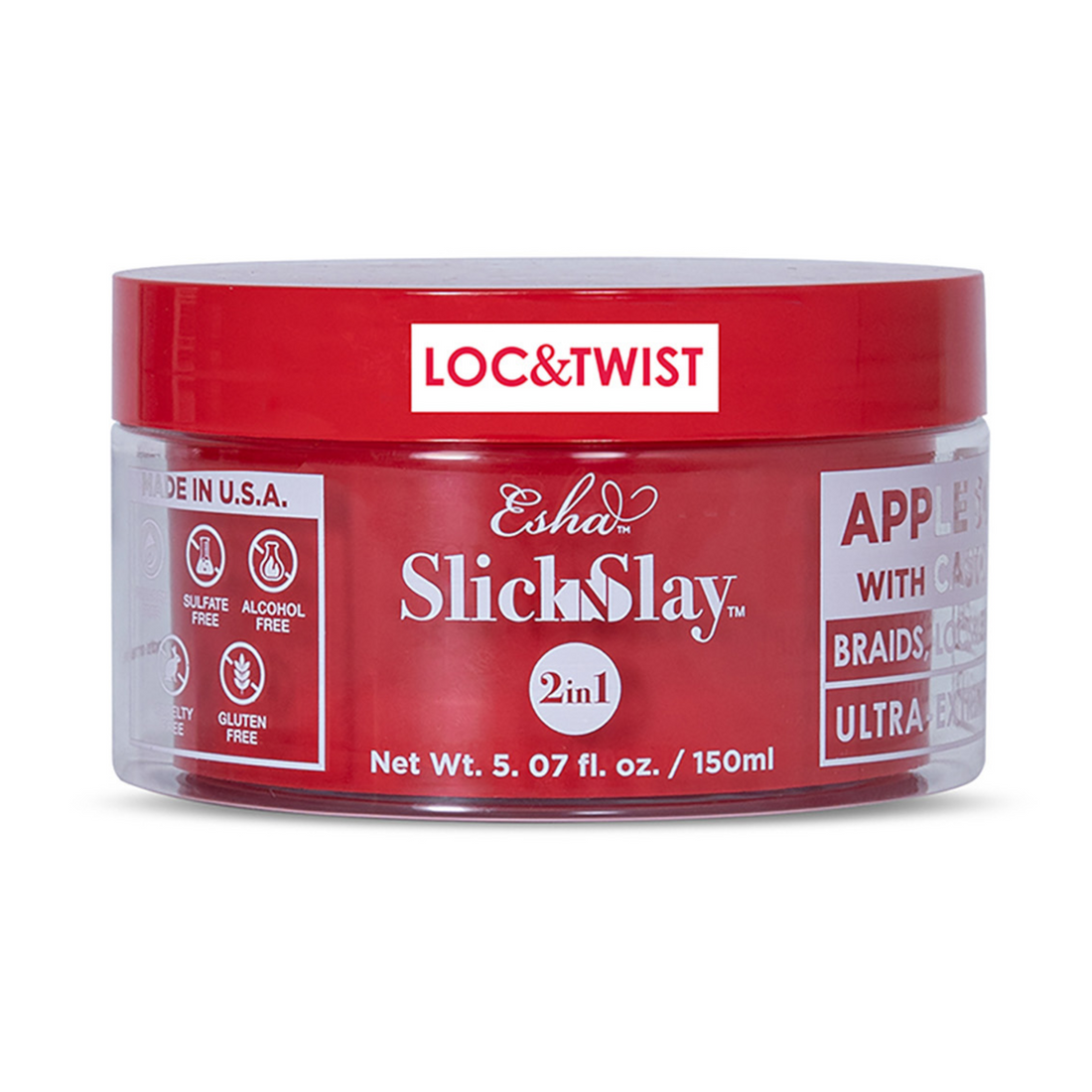 Esha Slick N Slay Loc & Twist Gel Apple 150 ml