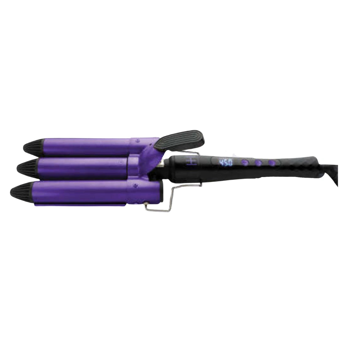 H&H Ceramic 3 Barrel Waver 1" Digital