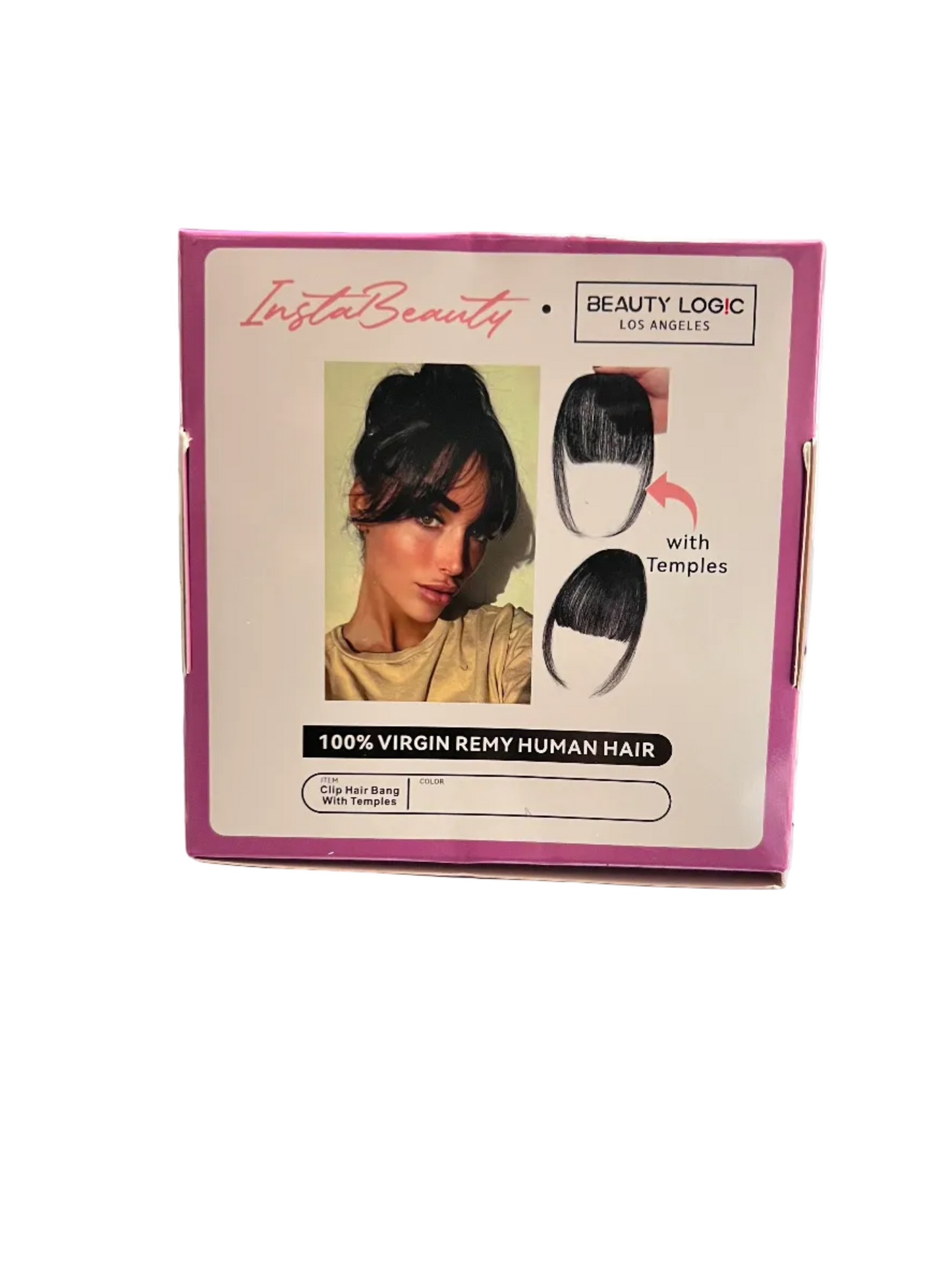 Beauty Logic Human Hair Clip In Bang With Temple