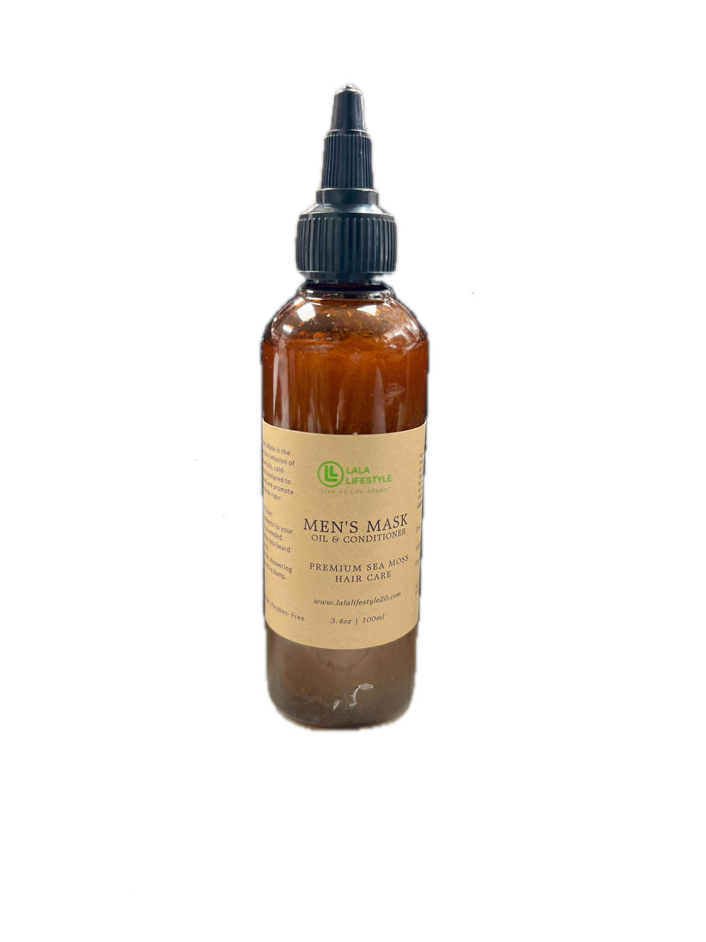 Lala Lifestyle Men's Mask Oil and Conditioner 3.4 oz