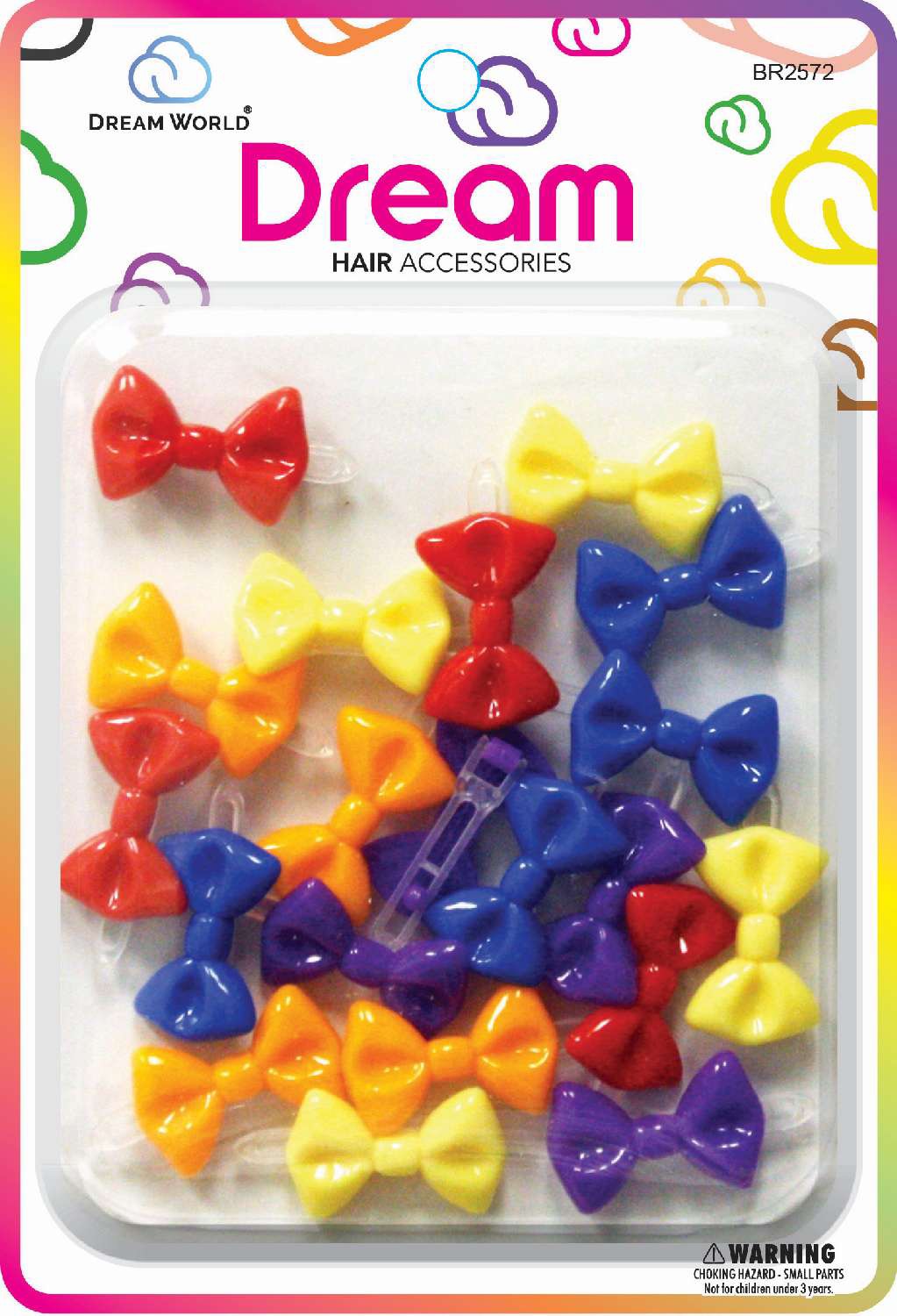 DREAM BARRETTES #72 RIBBON MINI 20PC ASSORTED