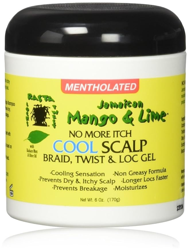 Jamaican Mango Lime Cool Scalp Braid Twist & Lock Gel 6 oz