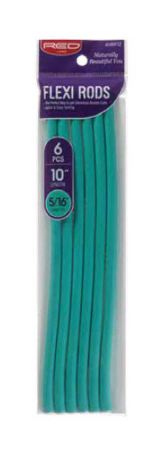 RED Flexi Rods 10" Length 5/16" D Green 6pcs