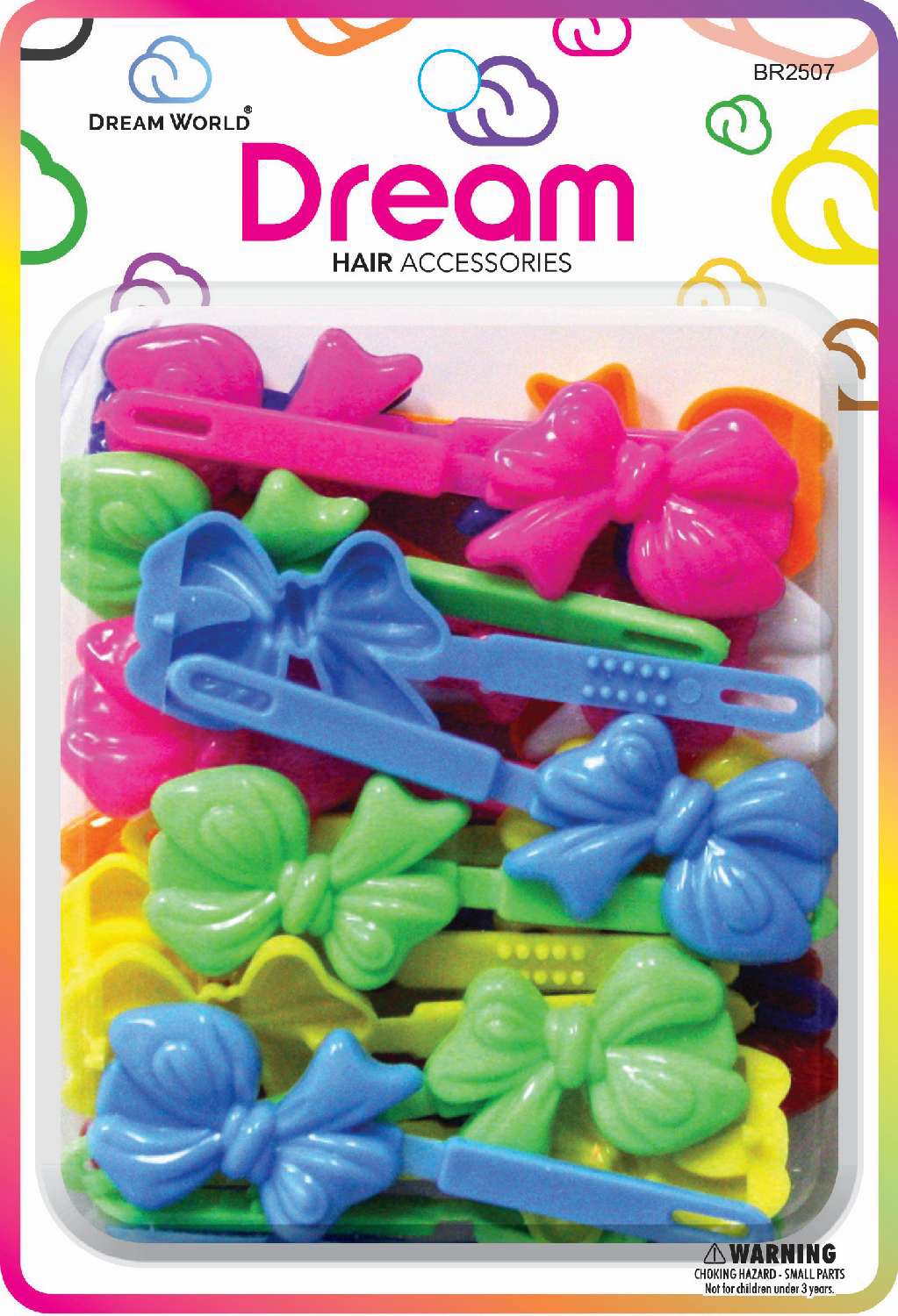 DREAM BARRETTES #07 SOFT RIBBON 28PC ASSORTED