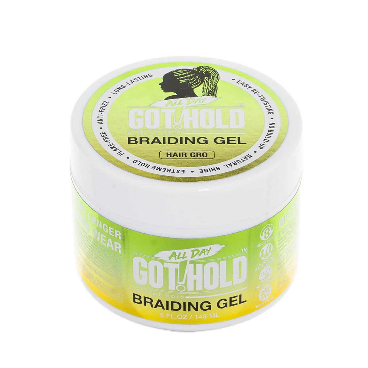 All Day Got Hold Braiding Gel Hair Gro 5oz