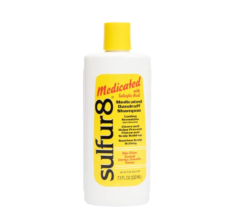 Sulfur 8 Medicated Dandruff Shampoo With Salicylic Acid 7.5 oz