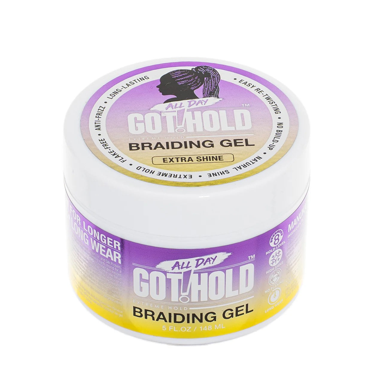 All Day Got Hold Braiding Gel Extra Shine 5oz