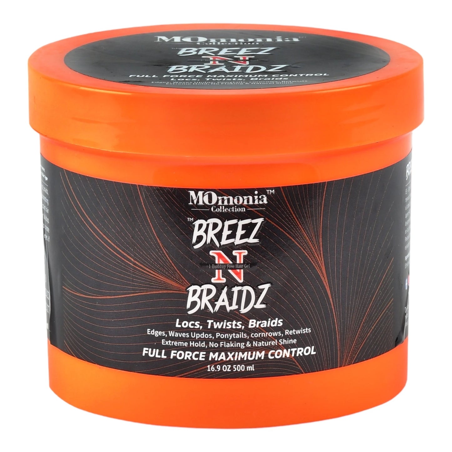 BREEZ N BRAIDZ Braid Gel - Orange 16.9oz