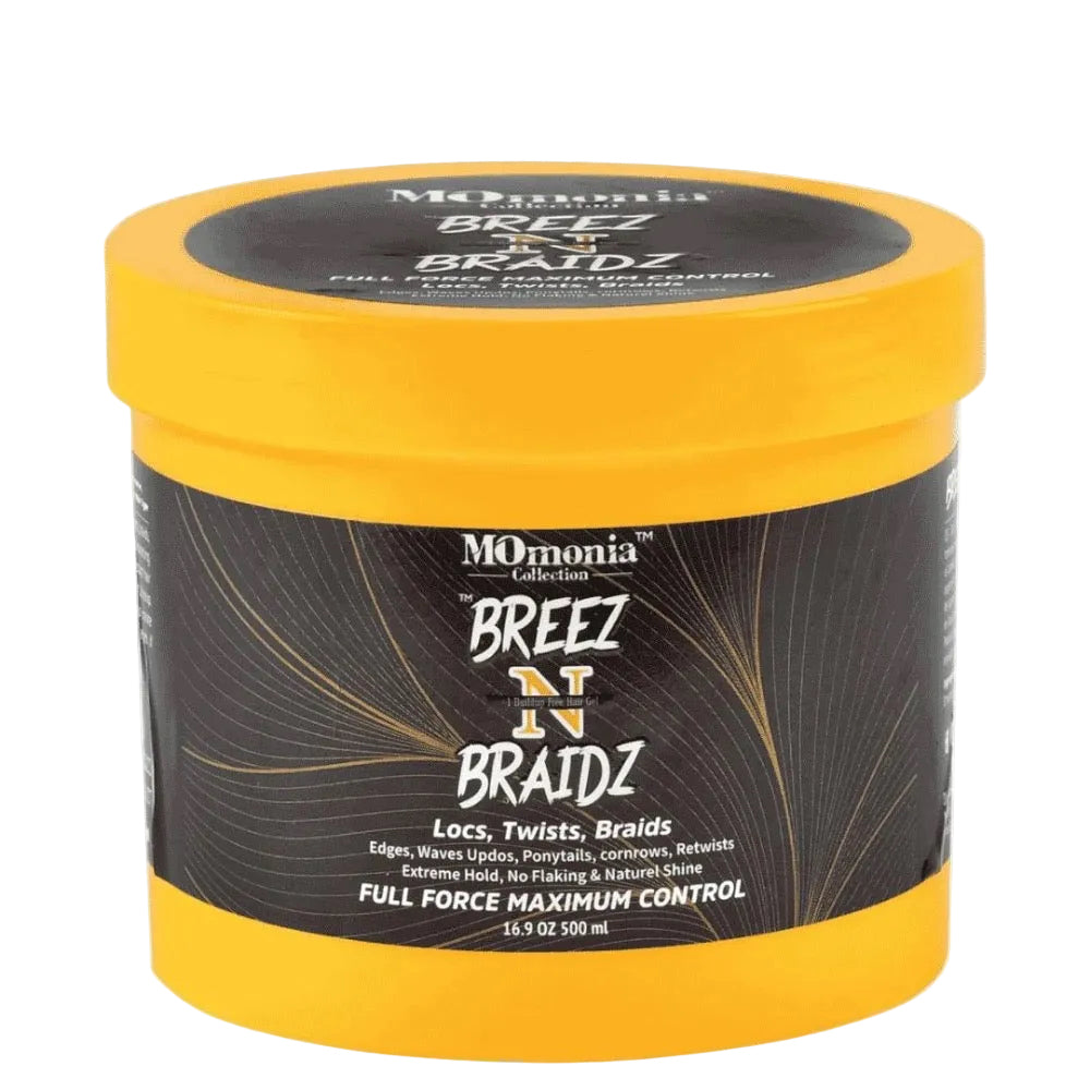BREEZ N BRAIDZ Braid Gel - Yellow 16.9oz