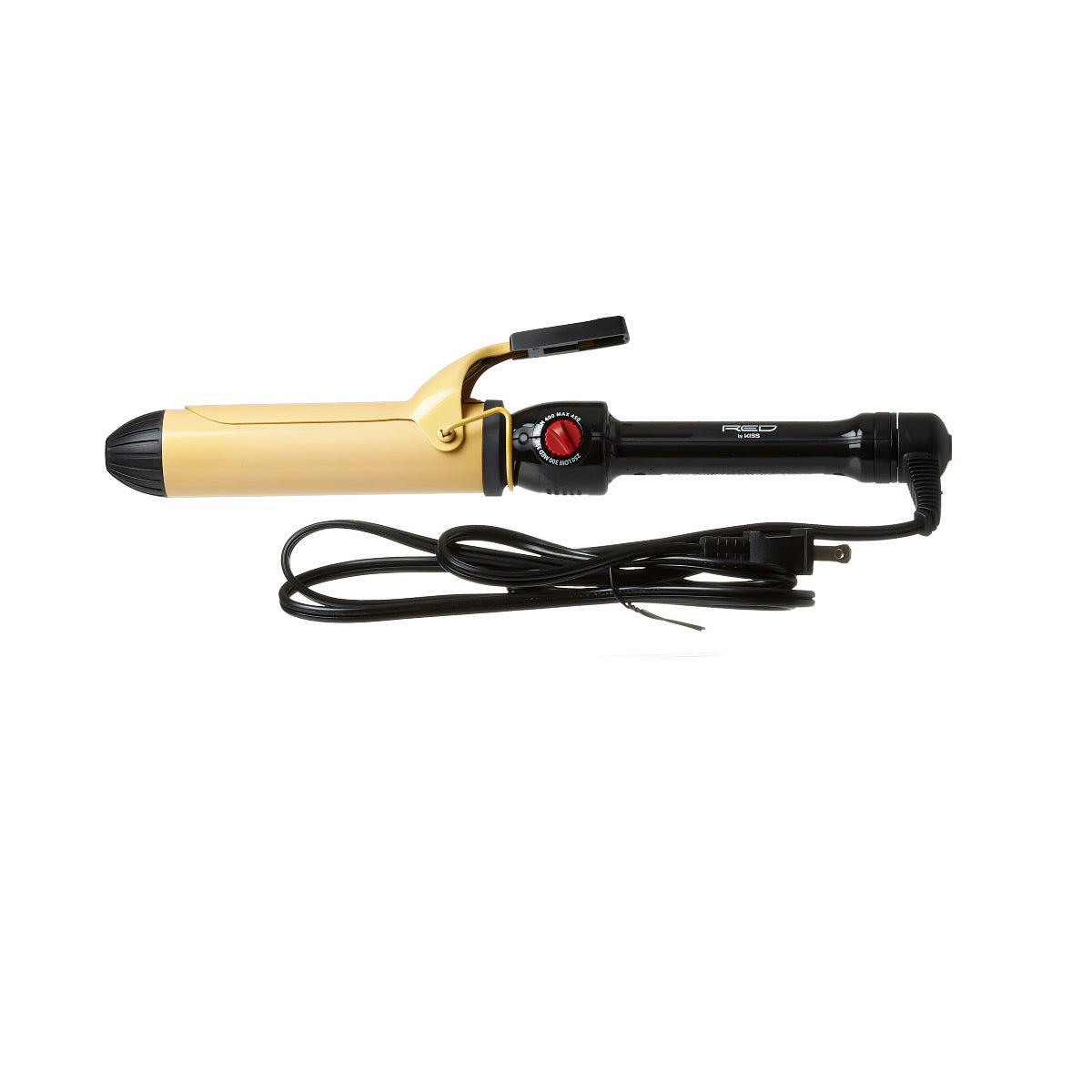 Red Ceramic Ionic Curling Iron 1-1/2"