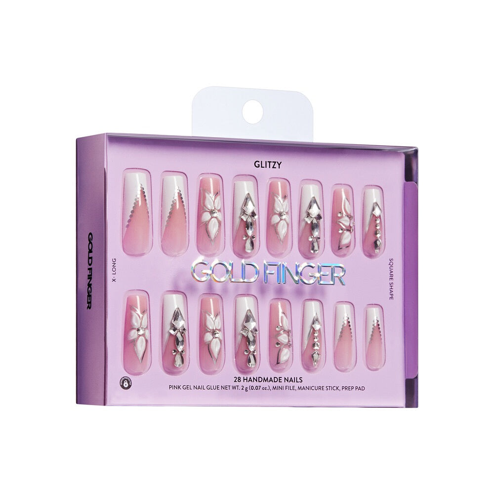Gold Finger Handmade Nails - Premium