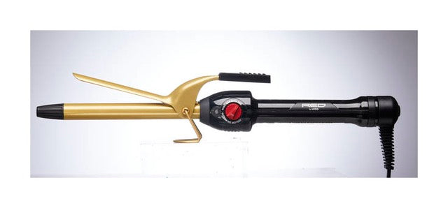 Red Ceramic Ionic Curling Iron 5/8"