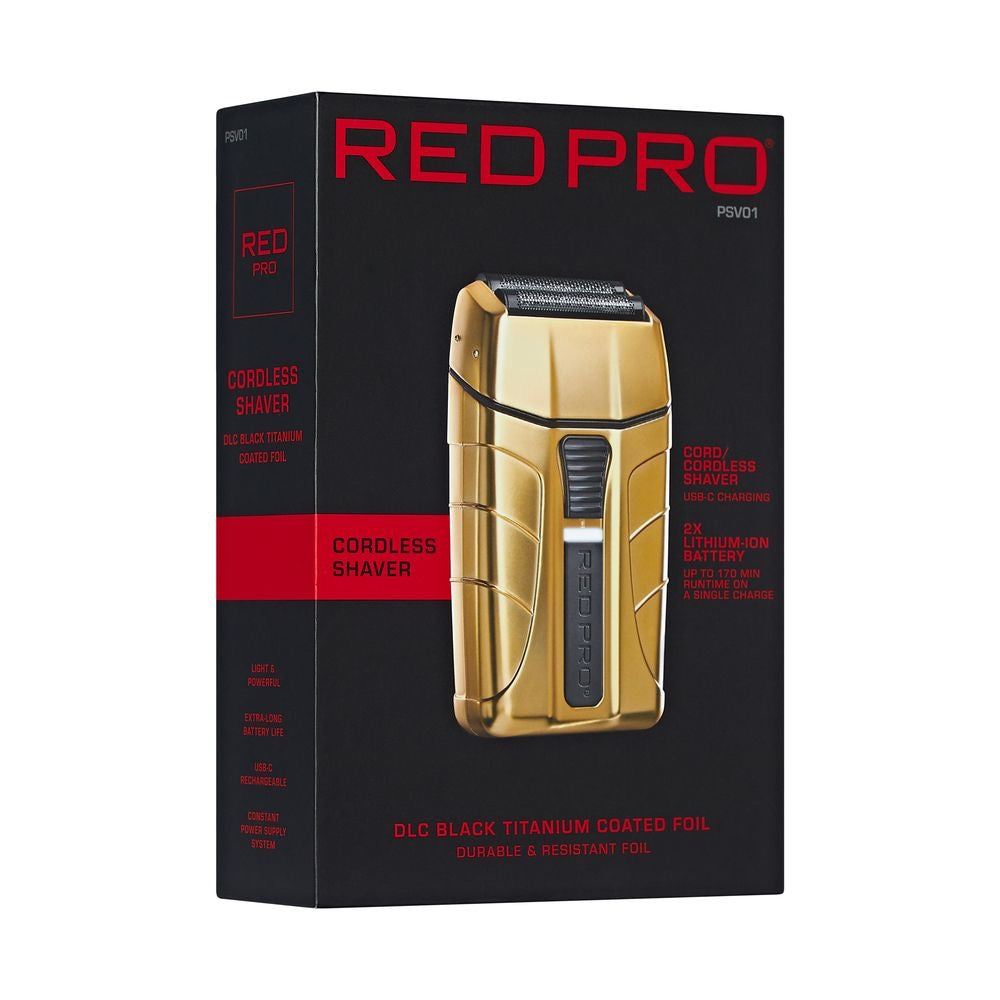 RED Pro Cordless Shaver Matte Gold