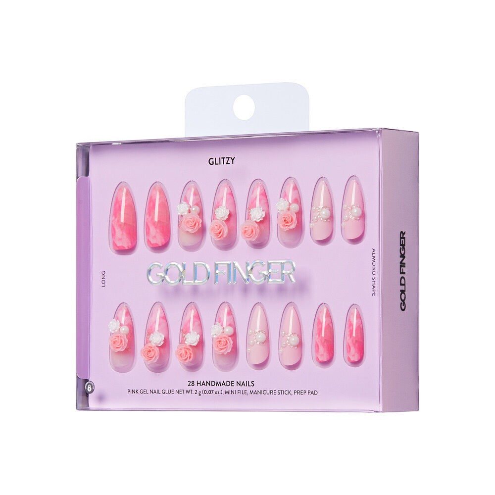 Gold Finger Handmade Nails - Five Star