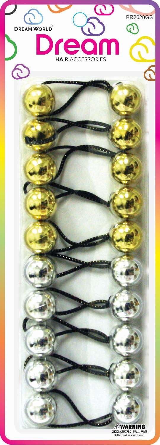 DREAM P/T 20MM 10PC GOLD AND SILVER