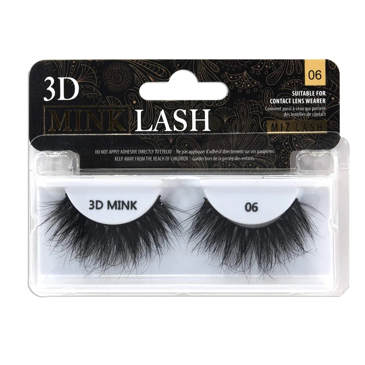 K&K Lash 3D Mink Eye Lash #06