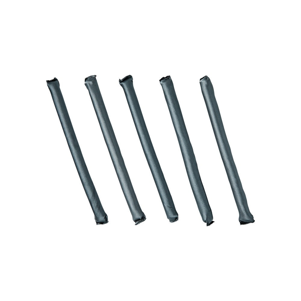 RED Satin Flexi Rods 10" Length 11/16" D Gray 5pcs