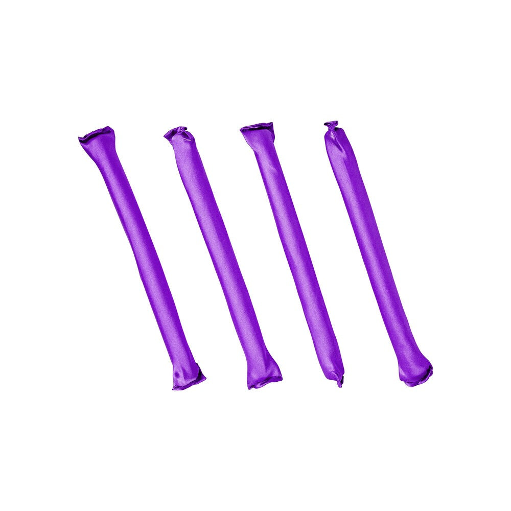 RED Satin Flexi Rods 10" Length 3/4" D Purple 4pcs
