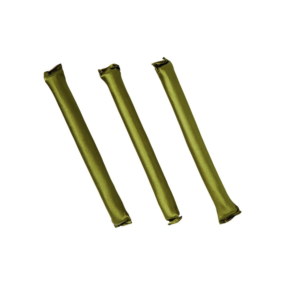 RED Satin Flexi Rods 10" Length 1" D Olive 3pcs