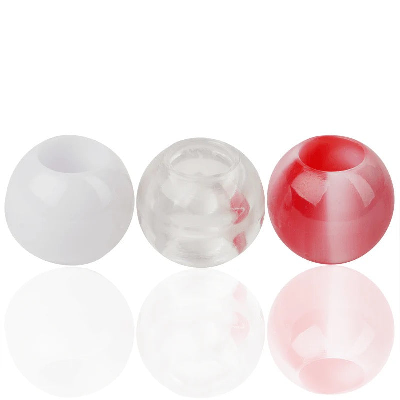 Joy Hair Beads XL 01914 Red Two Tone Mix
