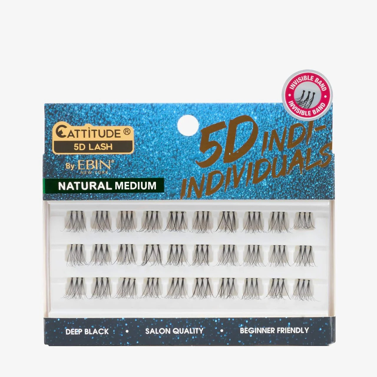 EBIN Cattitude 5D Indi-Individual Lash- Natural Medium
