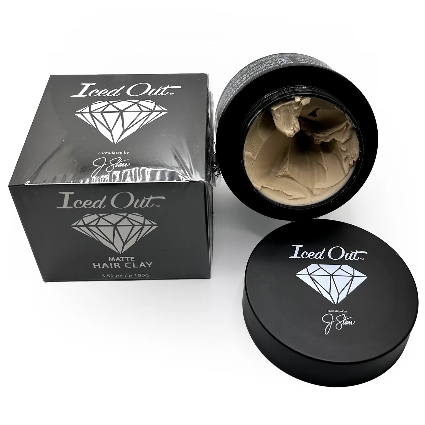 Iced Out Matte Hair Clay 3.52 oz
