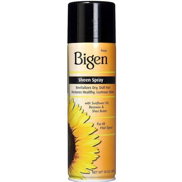 Bigen Sheen Spray with Sunflower Seed Oil 10 oz
