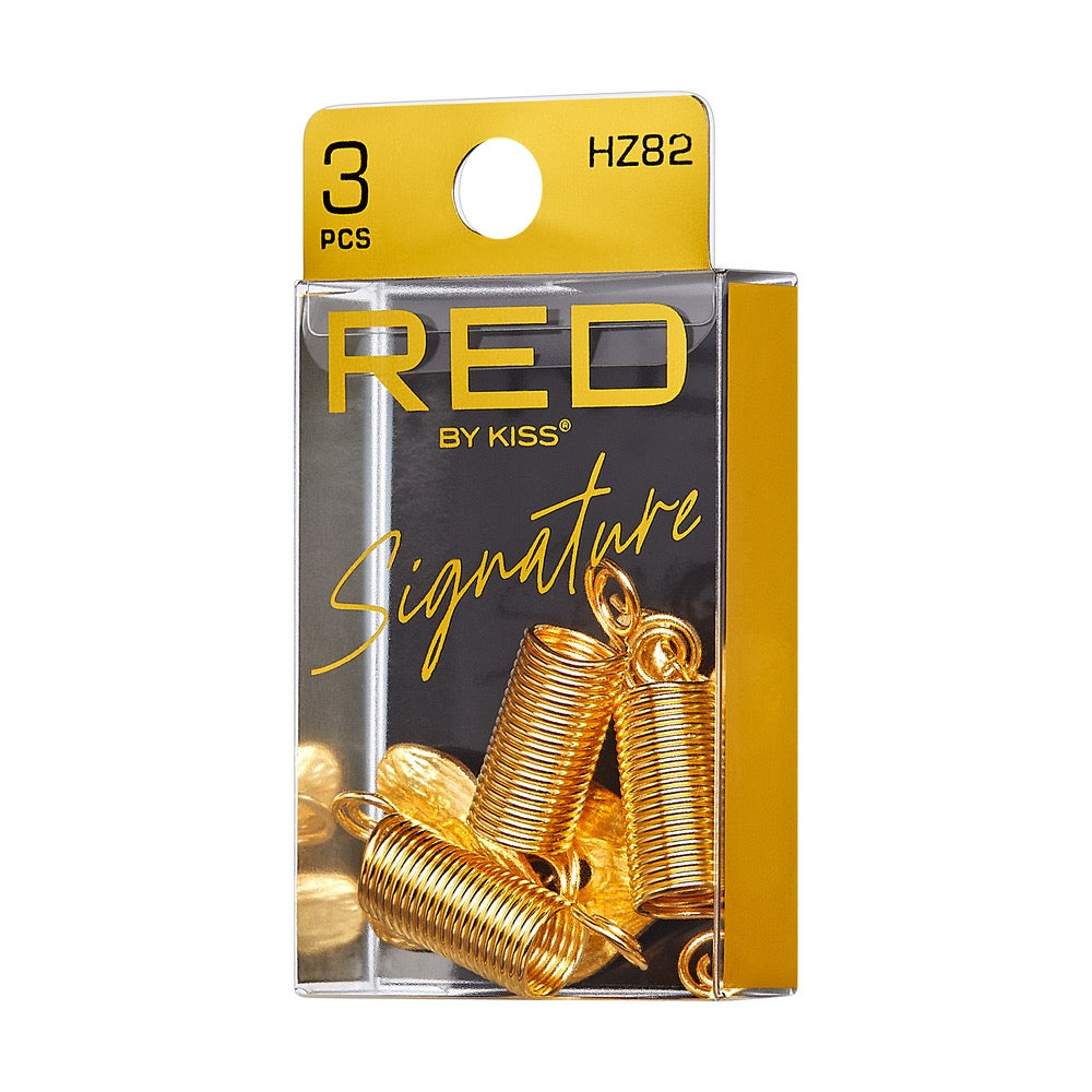 RED Braid Charm HZ82 Gold