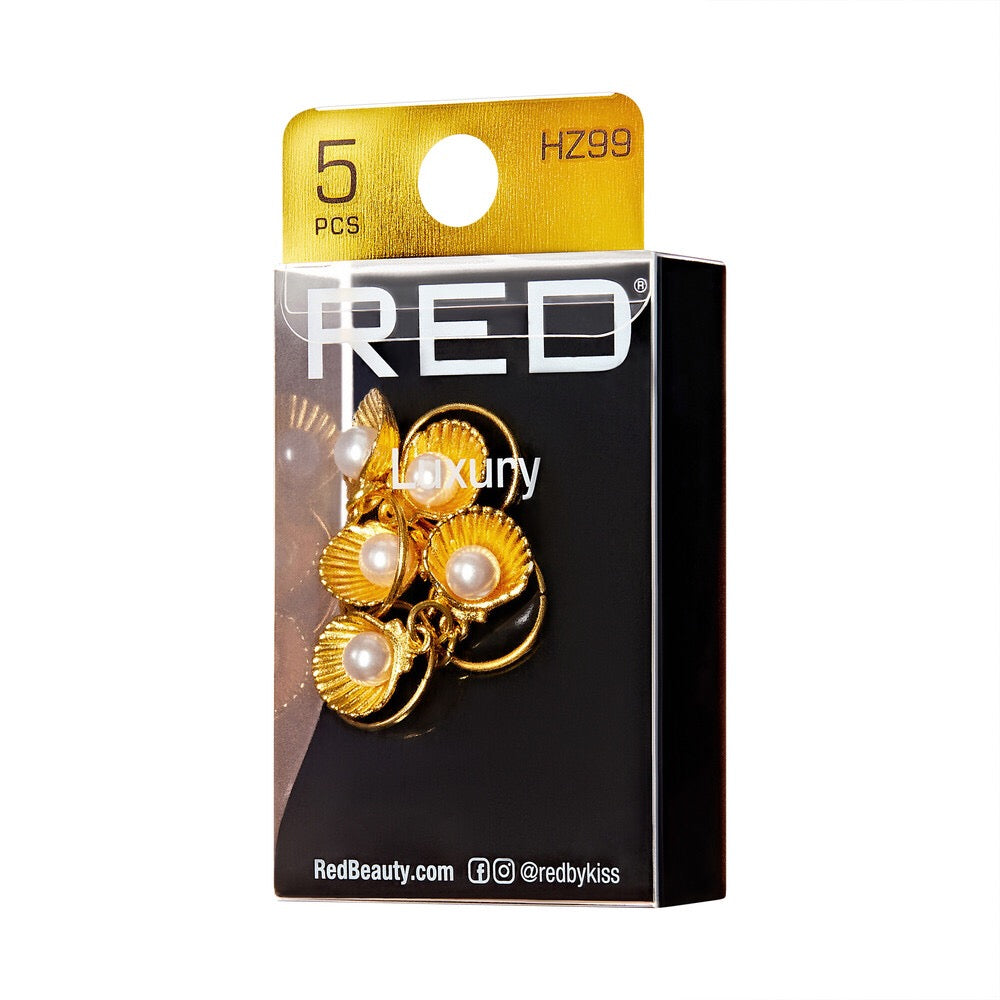 RED Braid Charm HZ99 Gold