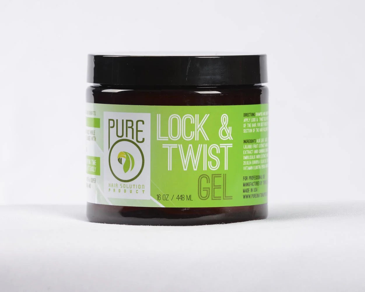 Pure O Natural Lock & Twist Gel 16 oz