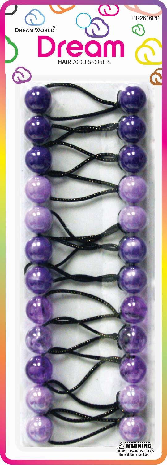 DREAM P/T 16MM 12PC PURPLE ASSORTED