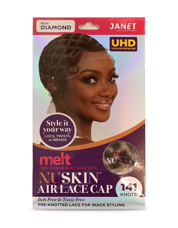 Janet Melt Nuskin Air Lace Cap- Diamond