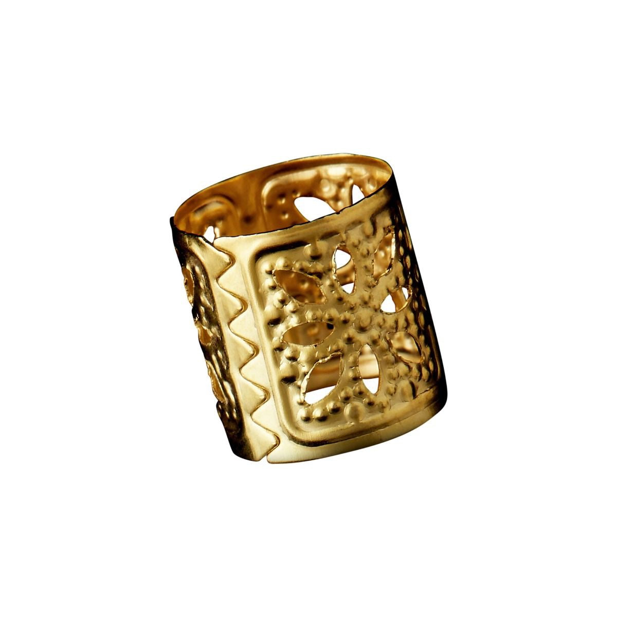 RED Braid Charm HZ05 Gold