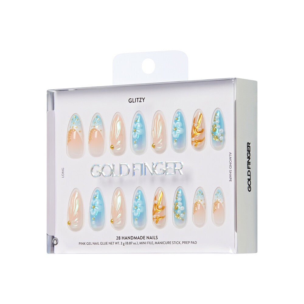 Gold Finger Handmade Nails - Courtly