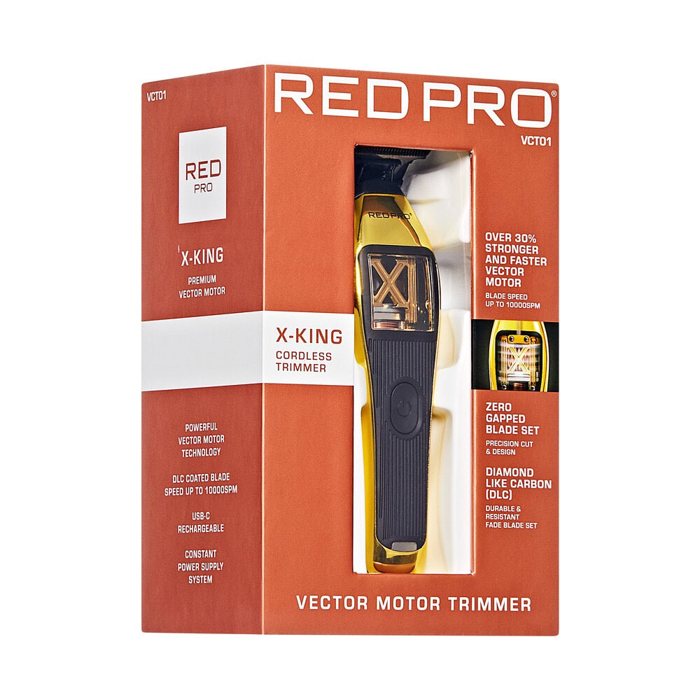 RED Pro X-King Vector Cordless Trimmer - Gold