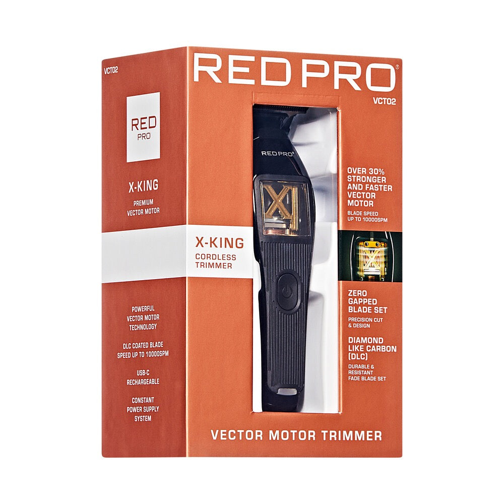 RED Pro X-King Vector Cordless Trimmer - Black