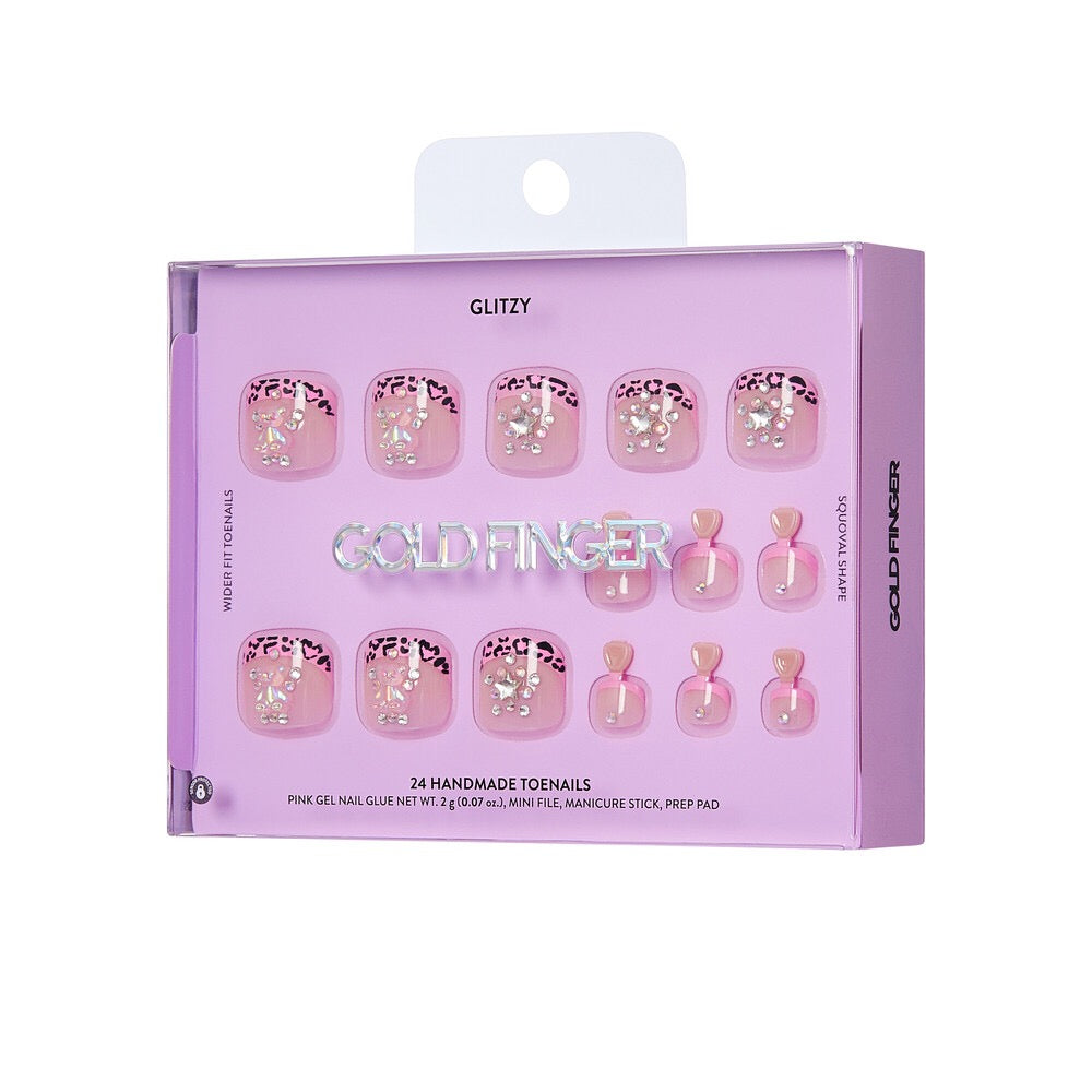 Gold Finger Handmade Toenails - Bijou