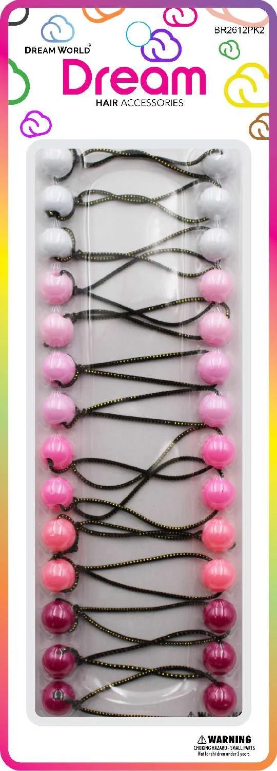 DREAM P/T 12MM 14 PC WHITE AND PINK MIX
