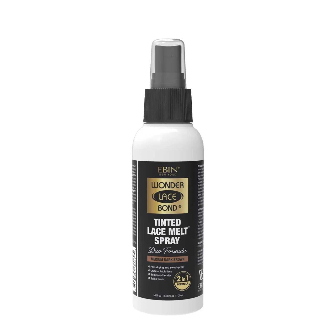 EBIN Tinted Lace Melt Spray Medium Dark Brown 3.38oz