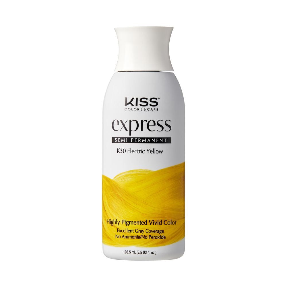 Kiss Semi Permanent Hair Color K30 Electric Yellow