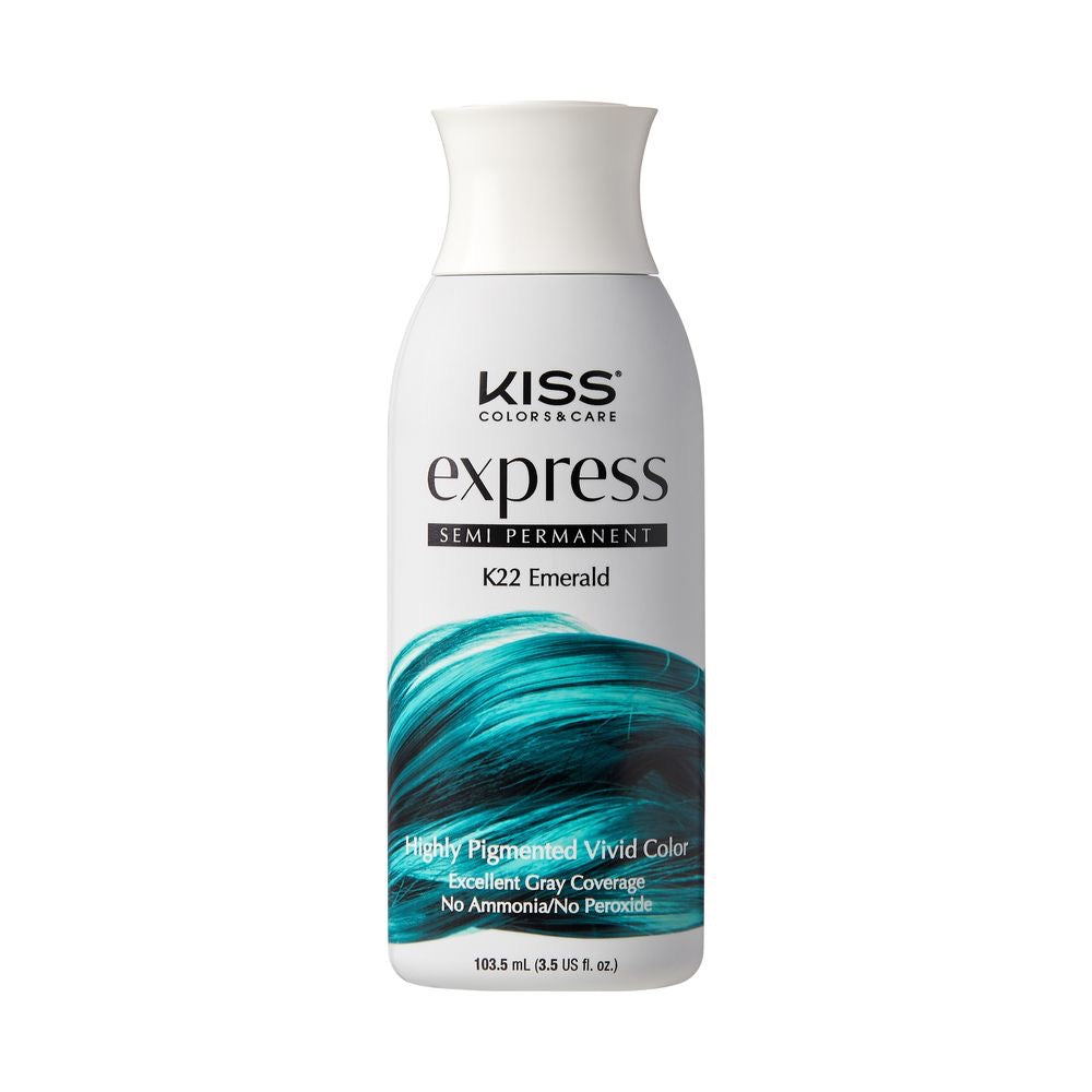 Kiss Semi Permanent Hair Color K22 Emerald
