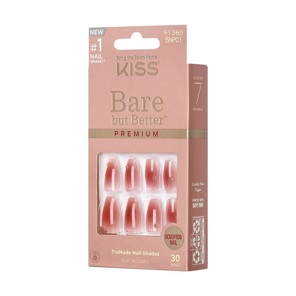 Kiss Bare But Better Premium Nails Shine