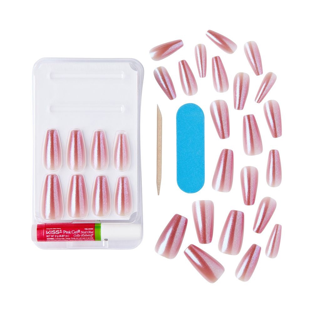 Kiss Bare But Better Premium Nails Shiny